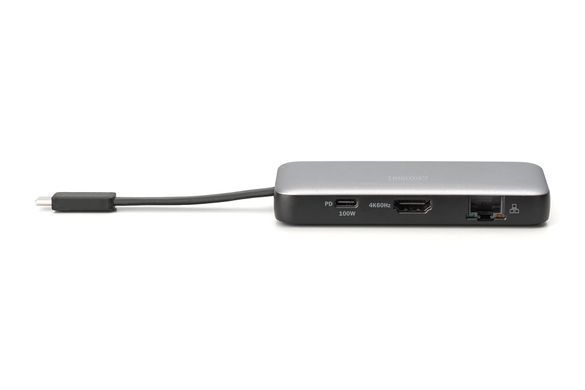 Digitus Док-станція USB-C > HDMI/2xUSB-A/USB-C/SD/MicroSD/RJ54, Travel DA-70916 фото