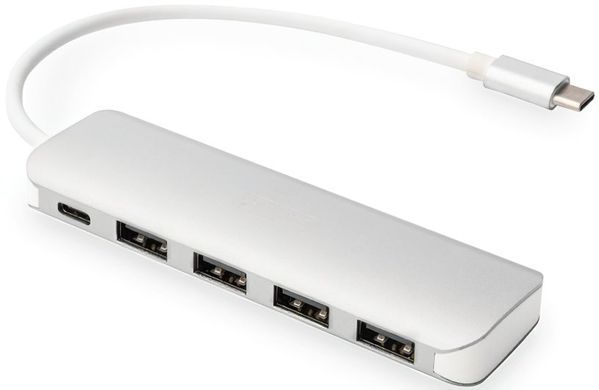 Digitus Концентратор USB Type-C, 4xUSB 3.0 + функція зарядного пристрою DA-70242-1 фото