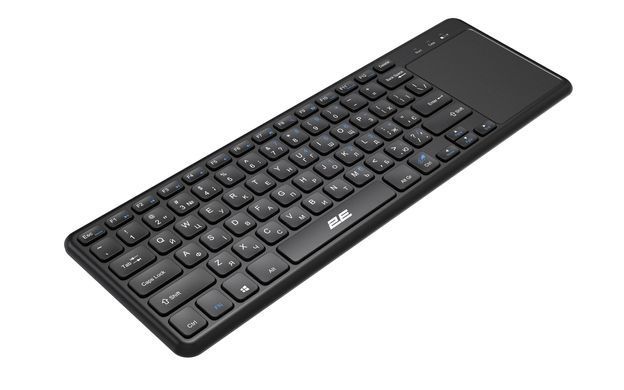 2E Клавіатура ножнична KT100 78key, WL, EN/UK, чорний 2E-KT100WB_UA фото