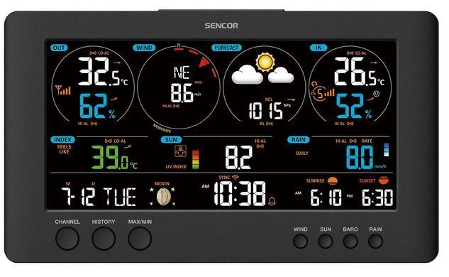 Sencor Эл. погодная станция SWS 12500 WiFi SWS12500WIFI фото