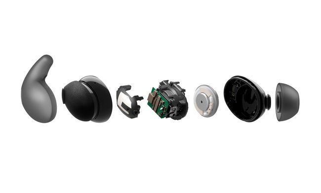 Sony Навушники TWS LinkBuds Fit BT 5.3, ANC, IPX4, SBC, AAC, LDAC, LC3, Mic, Білий WFLS910NW.CE7 фото