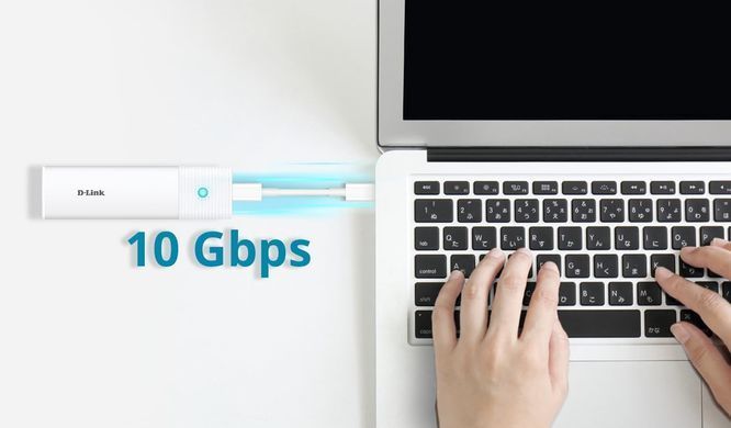 D-Link Портативний корпус D-Link DSP-111 для SSD M.2 NVMe/NGFF, USB Type-C DSP-111 фото