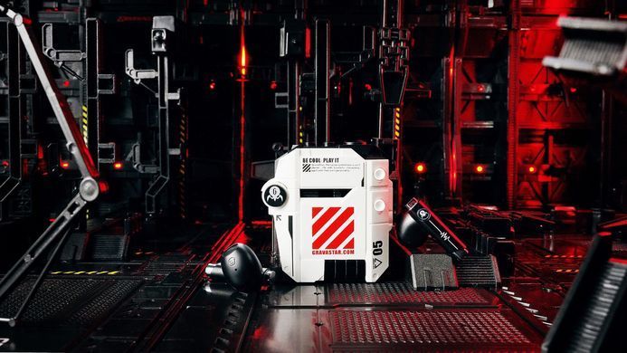GravaStar Навушники TWS Sirius P5, BT 5.2, IPX4, Defense Mecha GRAVASTARP5_MECHA_WHT_V2 фото