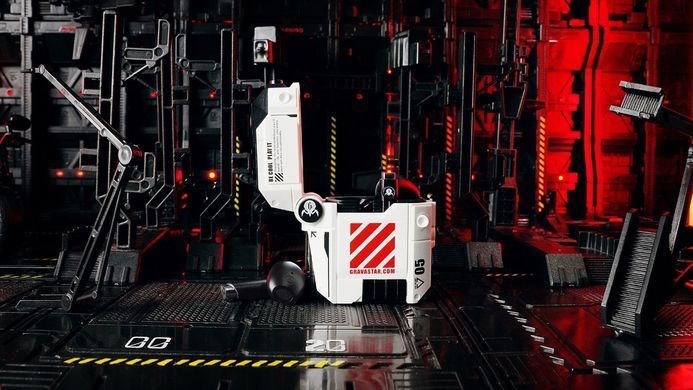 GravaStar Навушники TWS Sirius P5, BT 5.2, IPX4, Defense Mecha GRAVASTARP5_MECHA_WHT_V2 фото
