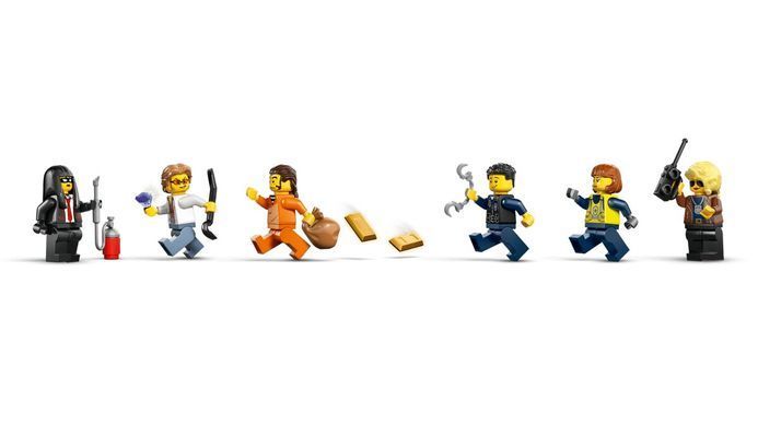 LEGO Конструктор LEGO City Пограбування поліцейського поїзда 60508 фото