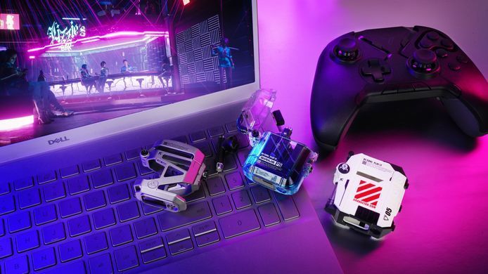 GravaStar Навушники TWS Sirius P5, BT 5.2, IPX4, Defense Mecha GRAVASTARP5_MECHA_WHT_V2 фото