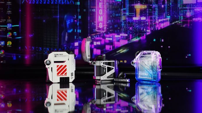 GravaStar Навушники TWS Sirius P5, BT 5.2, IPX4, Defense Mecha GRAVASTARP5_MECHA_WHT_V2 фото