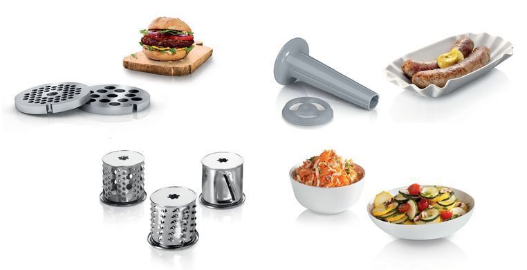 Bosch М'ясорубка MFW2514W - 1500Вт/1,7 кг-хв./шинковка/білий MFW2514W фото
