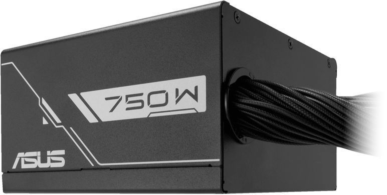 ASUS Блок живлення PRIME (750W), >90%, 80+ Bronze, 135мм, 1xMB 24pin(20+4), 2xCPU 8pin(4+4), 4xMolex, 8xSATA, 4xPCIe 8pin(6+2), PRIME-750B-BLACK 90YE00Y0-B0NA00 90YE00Y0-B0NA00 фото