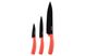 Набор ножей Ardesto Black Mars 3 пр., красный, нержавеющая сталь, пластик 1 - магазин Coolbaba Toys