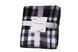ARDESTO Плед Flannel, 160х200см, клітинка сіра, 100% поліестер