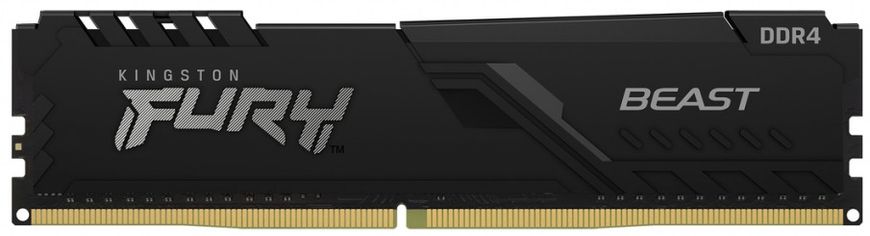 Память ПК Kingston DDR4 32GB KIT (16GBx2) 2666 FURY Beast KF426C16BBK2/32 фото