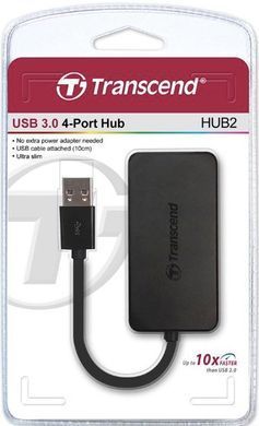 Transcend Хаб USB 3.1 Type-A > 4xUSB 3.1 Type-A пасивний TS-HUB2K фото
