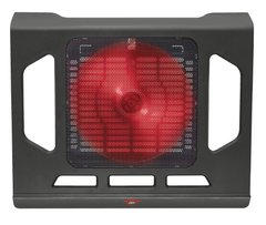 Підставка для ноутбука Trust GXT 220 Kuzo (17.3") RED LED Black - купити в інтернет-магазині Coolbaba Toys