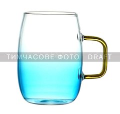ARDESTO Набір чашок з ручками Blue Atlantic, 300 мл, 2 од., боросилікатне скло AR2630BA фото