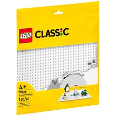 Конструктор LEGO Classic Базова пластина білого кольору 11026 фото