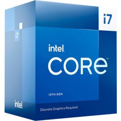 Intel Центральний процесор Core i7-13700F 16C/24T 2.1GHz 30Mb LGA1700 65W w/o graphics Box BX8071513700F фото
