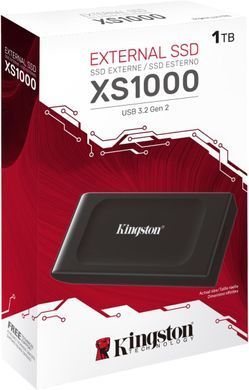 Kingston Портативний SSD Kingston 1TB USB 3.2 Gen 2 Type-C XS1000 SXS1000/1000GA фото