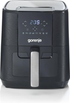 Gorenje Мультипіч 1350Вт, чаша-5.4л, сенсорне управл., 8 авто. программ, пластик+метал, чорний AF1350DWB фото