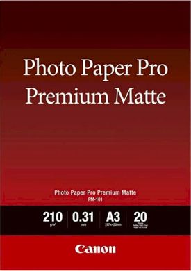 Бумага Canon A3 Photo Paper Premium Matte PM-101 20 л. 8657B006 фото