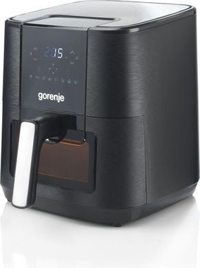 Gorenje Мультипіч 1350Вт, чаша-5.4л, сенсорне управл., 8 авто. программ, пластик+метал, чорний AF1350DWB фото