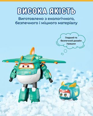 Super Wings Ігровий набір Transforming Тіно і улюбленець (Tino & Pet) EU770447 фото