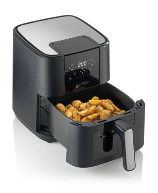 Gorenje Мультипіч 1350Вт, чаша-5.4л, сенсорне управл., 8 авто. программ, пластик+метал, чорний AF1350DWB фото