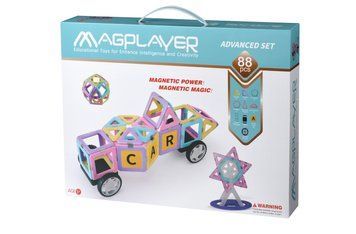 MagPlayer Конструктор магнітний набір 88 ел. (MPH2-88) MPH2-88 фото