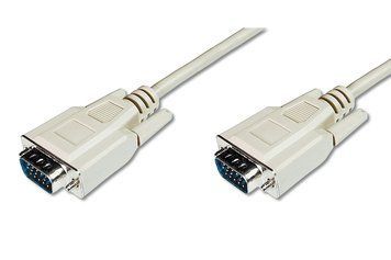 Digitus Кабель VGA (HDDB15M/M) 1.8m, white AK-310100-018-E фото