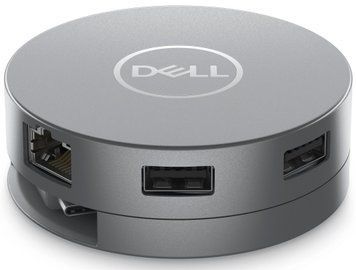 Dell Порт-реплікатор Dell 6-in-1 USB-C Multiport Adapter- DA305 470-AFKL фото
