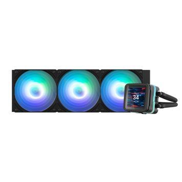 Zalman Система рідинного оxолодження Alpha 2DS A36 ARGB, LGA1851, 1700, 1200, 115x, AM5, AM4, TDP 350W, чорний ALPHA2DSA36BLACK фото