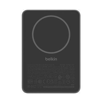 Belkin Акумулятор портативний літій-іонний Power Bank Belkin 5000мА&middot;год, Slim Magnetic, чорний BPD010HQBK фото