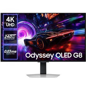 Samsung Monitor 32"Odyssey G81SF HDMI, DP, USB-C, Bluetooth, VA, 3840x2160, 240Hz, 0,03ms LS32FG812SIXCI фото