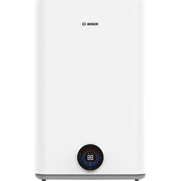 Bosch Водонагрівач електр. BOSCH плаский слім Tronic 5500iT, 100л, 1.5кВт, ун. монтаж, електр. кер-ння, Wi-Fi, B, білий