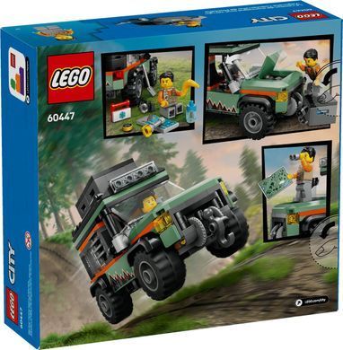 LEGO Конструктор LEGO City Позашляхова гірська вантажівка 4x4 60447 фото