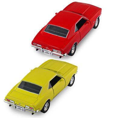 Автомодель - CHEVROLET CAMARO Z28 1968 (червоний, жовтий) 250384W фото