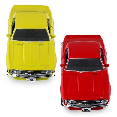 Автомодель - CHEVROLET CAMARO Z28 1968 (червоний, жовтий) 250384W фото