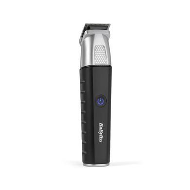 BaByliss Haircut kit Babyliss Lithium Power for beard, mustache, head, nose and body, battery, vibration motor, nozzles-10, steel, black MT812E фото