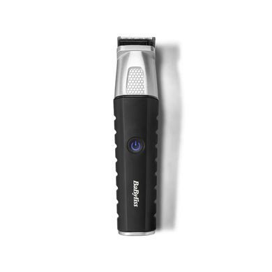 BaByliss Haircut kit Babyliss Lithium Power for beard, mustache, head, nose and body, battery, vibration motor, nozzles-10, steel, black MT812E фото