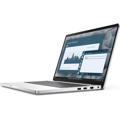 Dell Ноутбук Dell Pro 14 14" FHD+ IPS AG, AMD R5-220, 16GB, F512GB, UMA, Win11P, сріблястий, US клавіатура BTO507PC14255UA_W11P фото