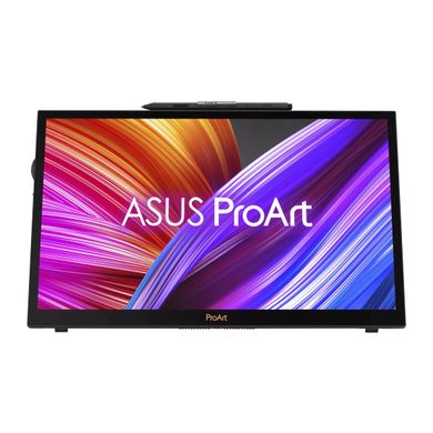 ASUS Монитор портативный 15.6" ProArt PA169CDV HDMI, 2xUSB-C, MM, IPS, 3840x2160, 10ms, Touch, sRGB 100%, Stylus 90LM0711-B01I70 фото