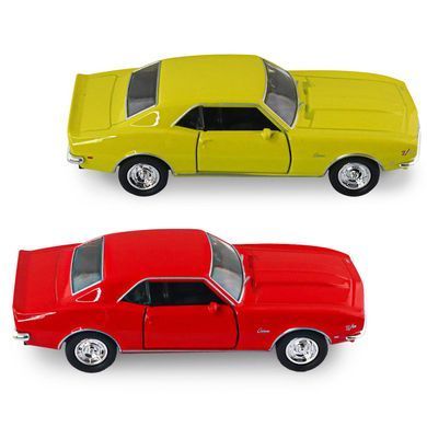 Автомодель - CHEVROLET CAMARO Z28 1968 (червоний, жовтий) 250384W фото