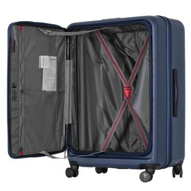 Wenger Валіза Wenger Skyon Hardside Large, велика, полікарбонат, TSA, 4 колеса, розширення, темно-синій 653568 фото