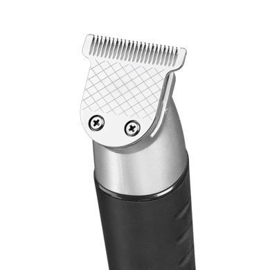 BaByliss Haircut kit Babyliss Lithium Power for beard, mustache, head, nose and body, battery, vibration motor, nozzles-10, steel, black MT812E фото