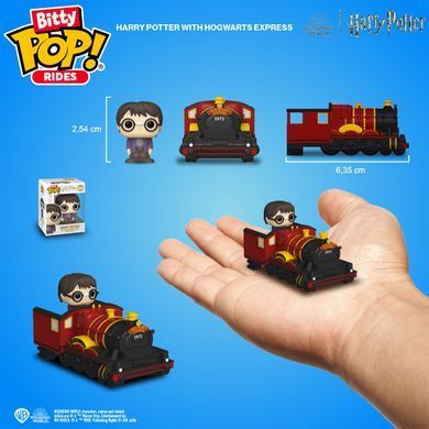 Набір фігурок BITTY POP! Ride серії "Гаррі Поттер" - ГАРРІ ПОТТЕР І ГОҐВОРТСЬКИЙ ЕКСПРЕС 83622 фото