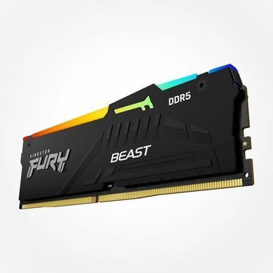 Kingston Пам'ять ПК DDR5 8GB 5200 FURY Beast RGB EXPO KF552C36BBEA-8 фото