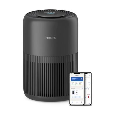 Philips Очиститель воздуха PureProtect Mini 900, 65м2, 250м3/час, HEPA +угольный фильтр, датчик качества воздуха, Wi-Fi, темно-серый AC0951/13 фото