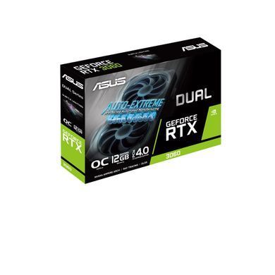 ASUS Видеокарта GeForce RTX 3060 12GB GDDR6 DUAL OC V2 DUAL-RTX3060-O12G-V2 90YV0GB2-M0NA10 фото