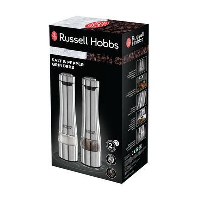 Russell Hobbs Мельницы для соли и перца ААх4, керамические жернова, стальной 23460-56 фото