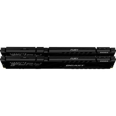 Kingston Пам'ять ПК DDR5 32GB KIT (16GBx2) 6400 FURY Beast Black EXPO KF564C32BBEK2-32 фото